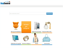 Tablet Screenshot of buycentral.fr
